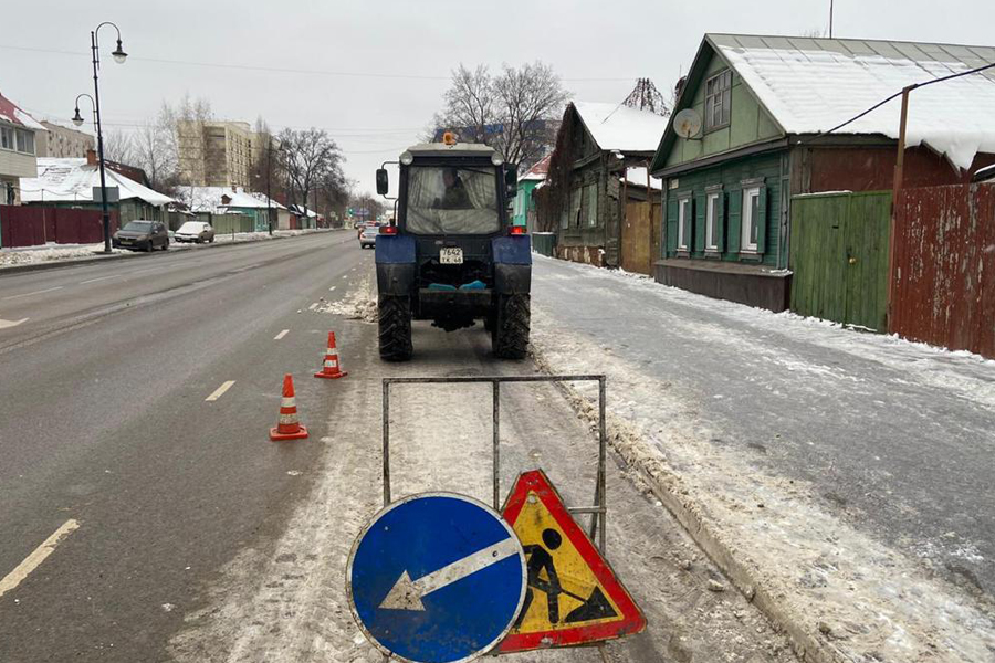 С тамбовских улиц вывезли более 1000 кубометров снега