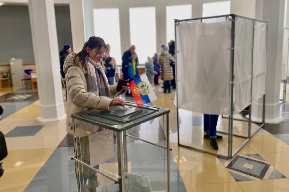 Явка во второй день выборов президента РФ в Тамбовской области составила 63,59%