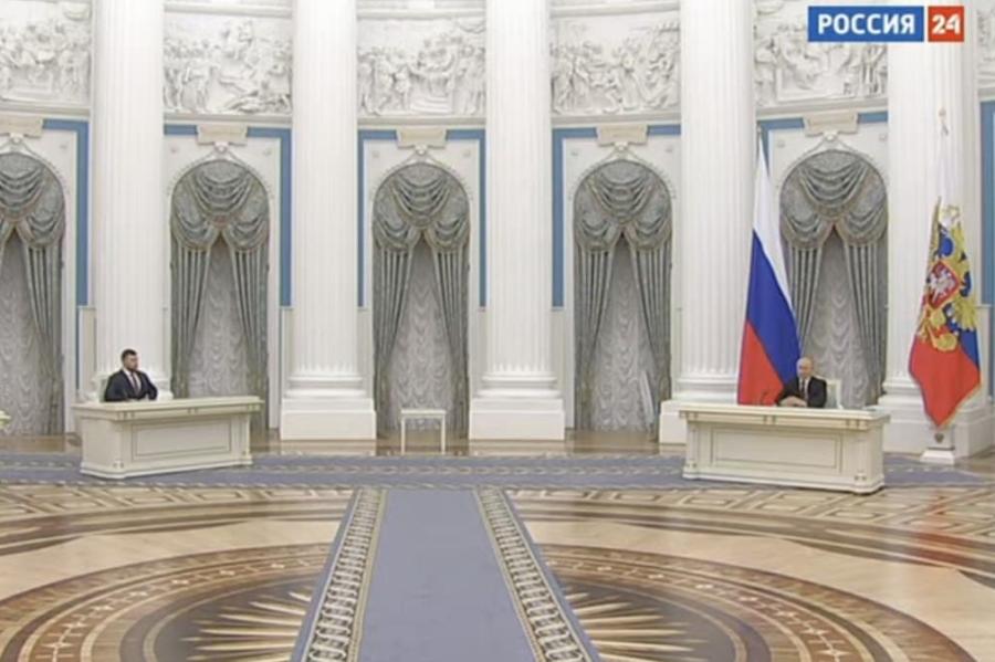 Путин подписал указ о дружбе и сотрудничестве с Донецкой и Луганской народными республиками