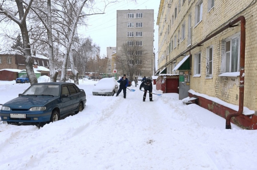 В Тамбове открыли "горячую линию" по уборке дворов от снега