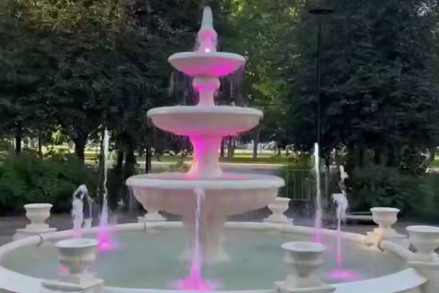 В тамбовском парке культуры монтируют новый фонтан