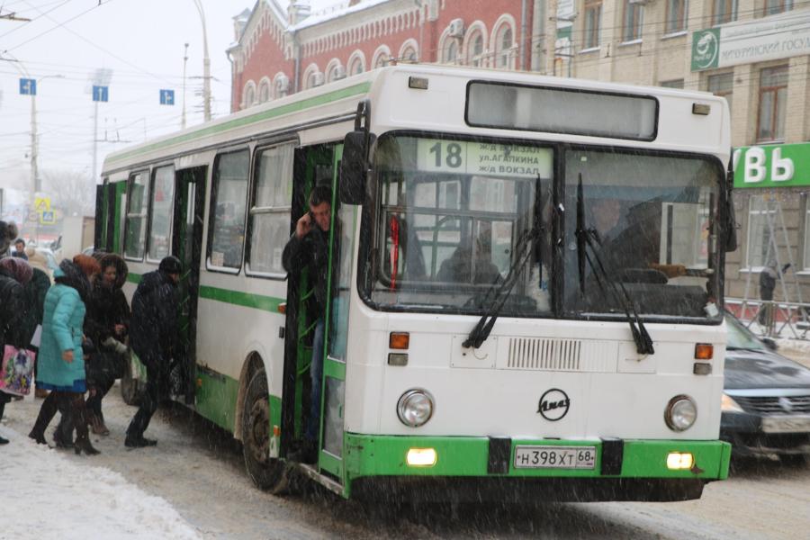 Общественный транспорт в Тамбовской области хотят перевести на новую модель работы