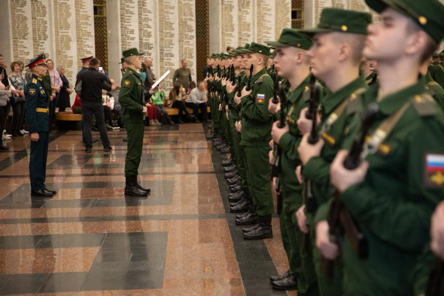 Новобранцы Преображенского полка из Тамбовской области приняли присягу