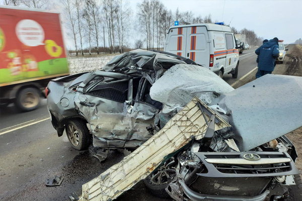 В Тамбовском районе водитель погиб после столкновения с фургоном