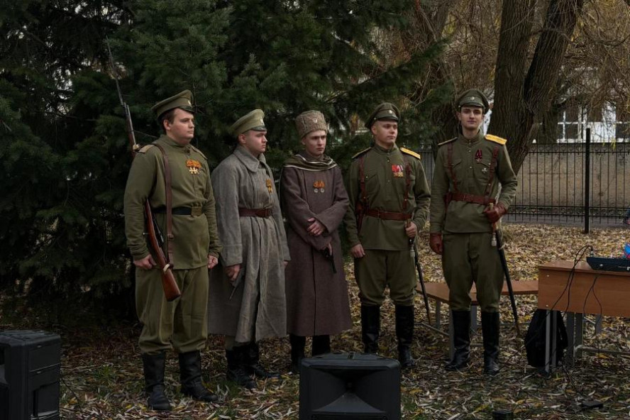 День Георгиевских кавалеров отметили в Державинском вузе исторической реконструкцией