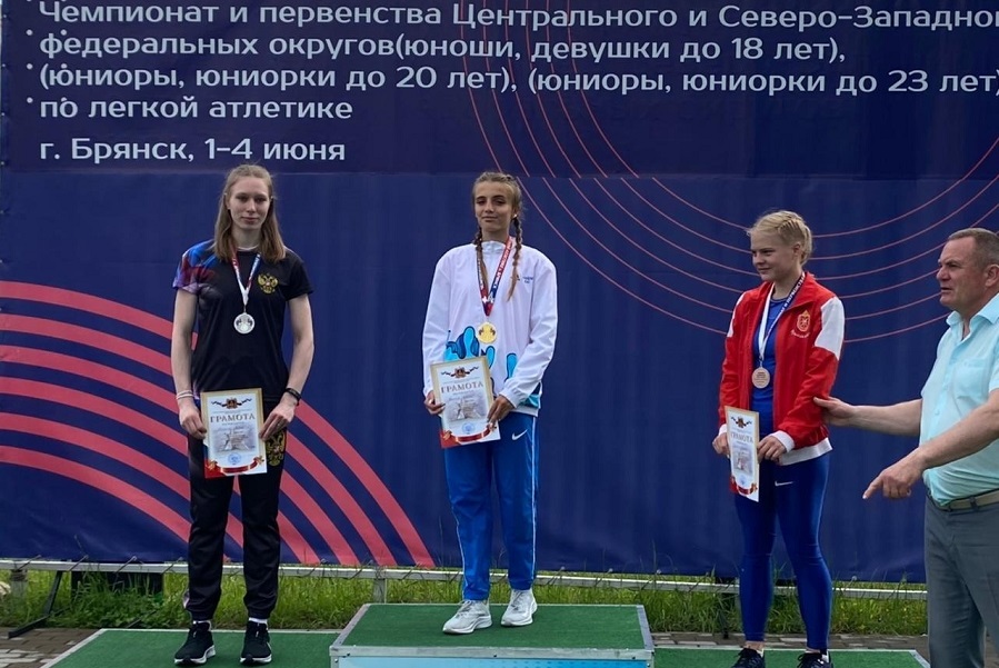 Тамбовчане завоевали "золото" на чемпионате и первенстве ЦФО по лёгкой атлетике