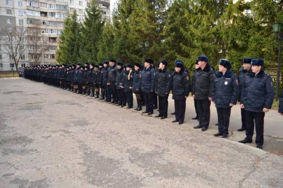 Тамбовские полицейские перешли на зимнюю форму одежды