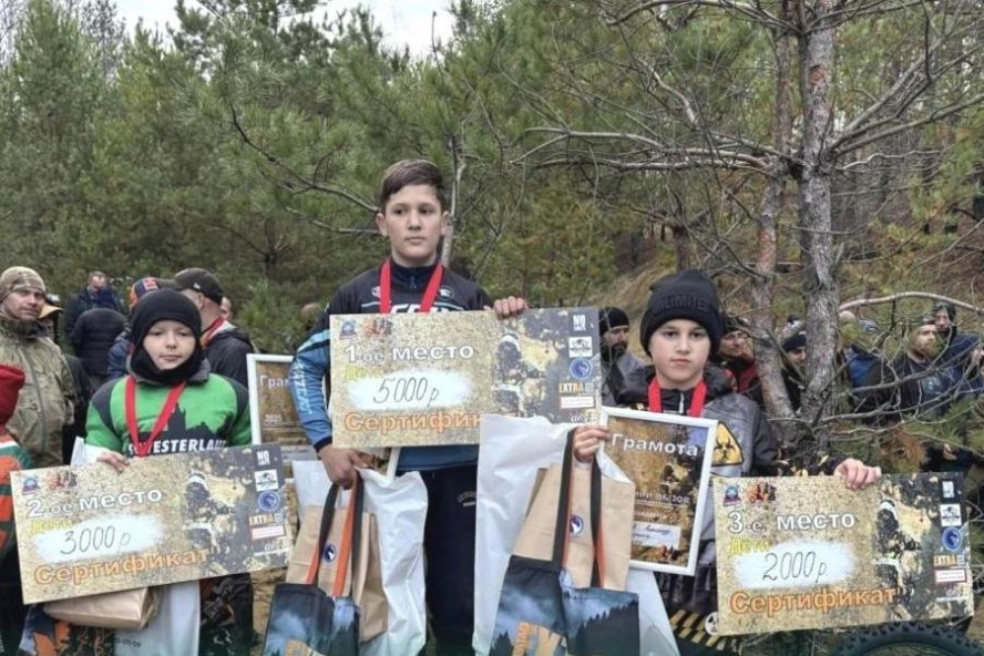 Мотоциклисты из Мичуринска вошли в тройку победителей соревнований по мотоспорту