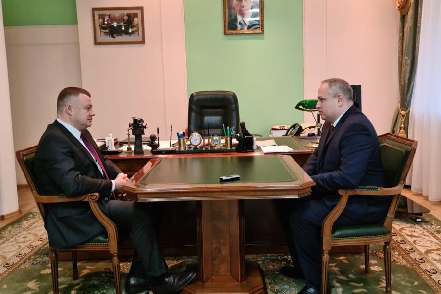 Александр Никитин обсудил с Максимом Косенковым вопросы развития Тамбова