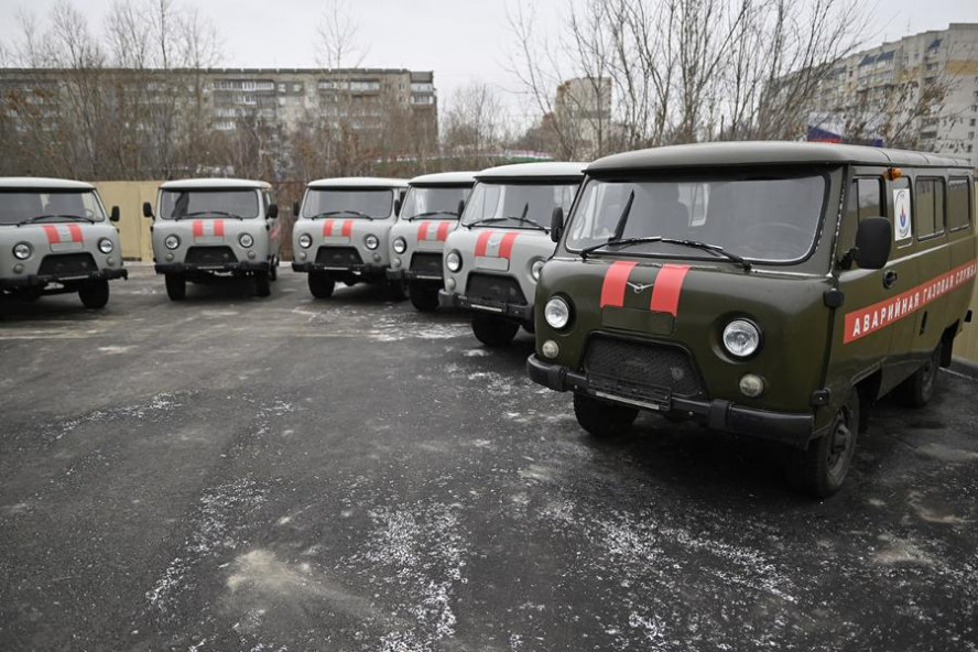 Тамбовская служба газового хозяйства получила 7 новых автомобилей "УАЗ"