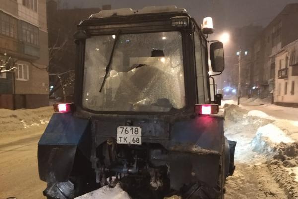 В Тамбове ночью обстреляли снегоуборочную технику