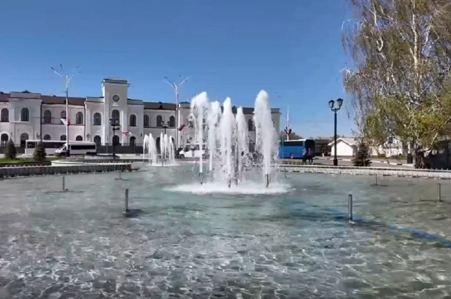 В Тамбове открыли сезон фонтанов