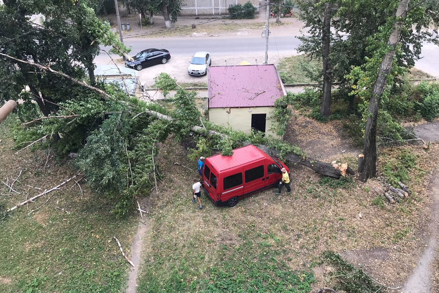Стали известны последствия урагана в Тамбовской области
