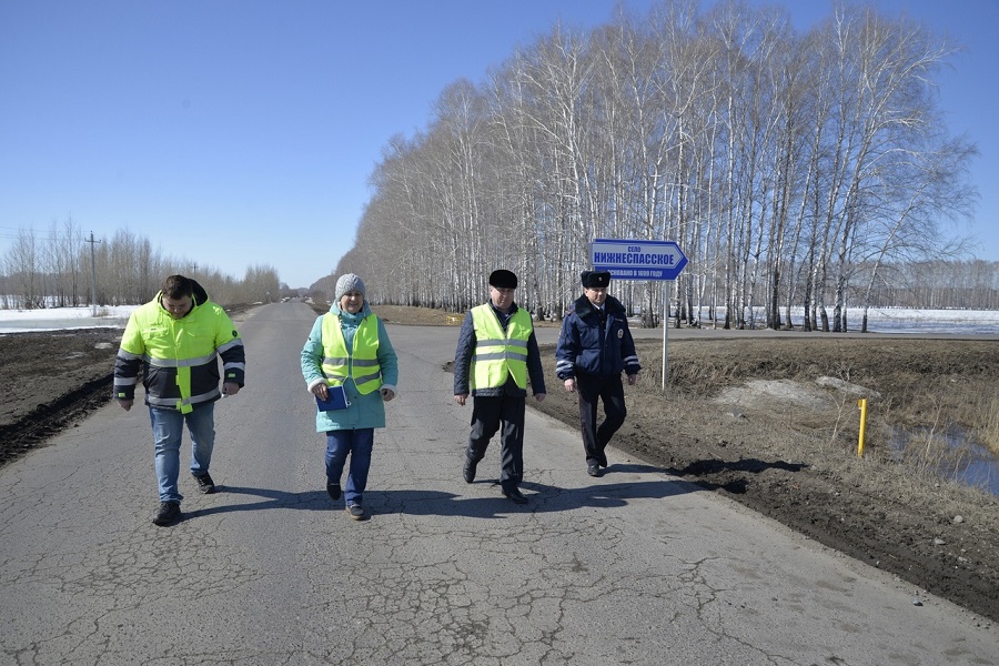 В Рассказовском районе провели комиссионное обследование дорог