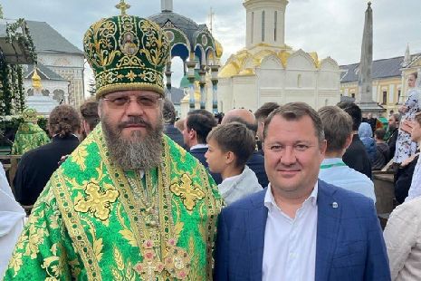 Максим Егоров принял участие в праздновании 600-летия обретения мощей Сергия Радонежского