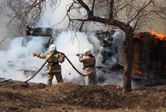 Пожарные Тамбовской области провели учения с реальным возгоранием