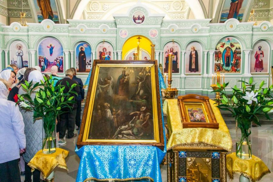 В Тамбов доставили мироточивую икону "Всех скорбящих Радость"