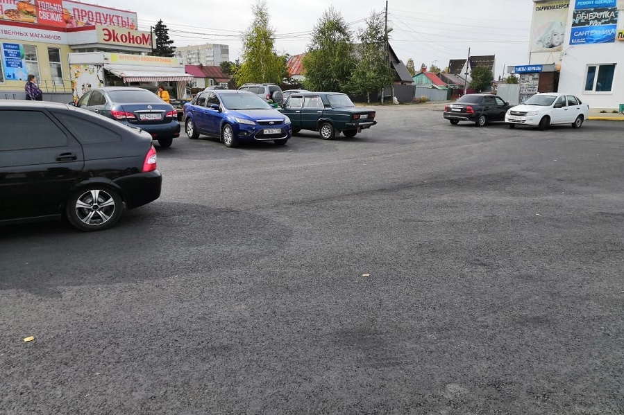 В Тамбове отремонтировали парковку на Лермонтовской