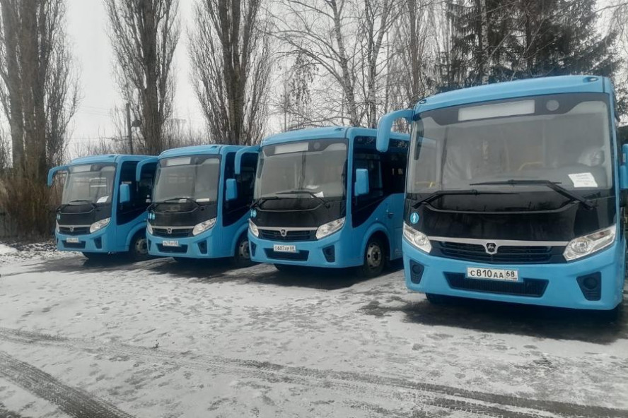 Власти Уварова сдают в аренду 6 купленных в прошлом году автобусов