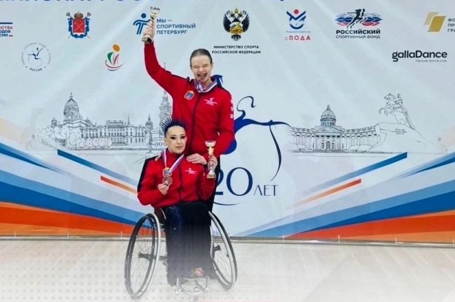 Тамбовская пара завоевала бронзу на чемпионате России по танцам на колясках