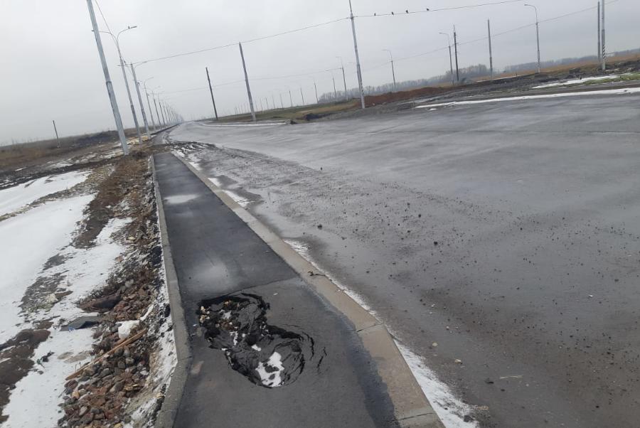 При строительстве дорог на улицах Советской и Запрудной вновь выявили нарушения