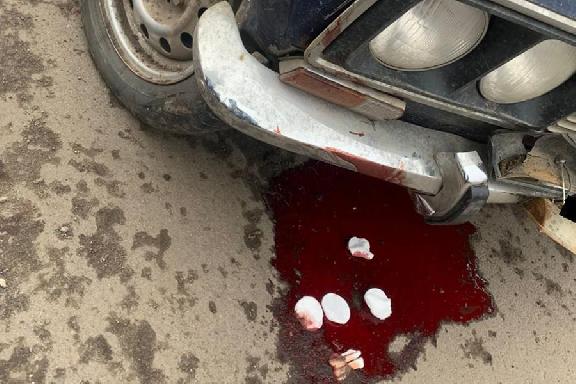 В Тамбовской области водитель мотоцикла разбил голову в ДТП 