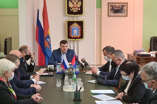 Президент РПЛ Сергей Прядкин встретился с тамбовским губернатором