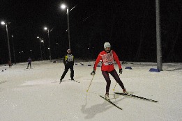 Ночная лыжная гонка в Тамбове