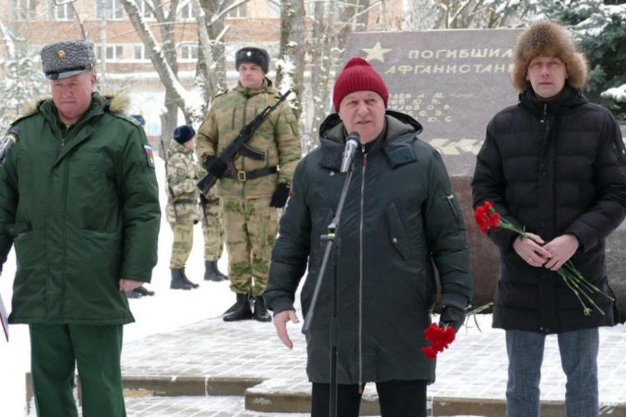 В Котовске прошёл митинг, посвящённый 34-ой годовщине вывода советских войск из Афганистана