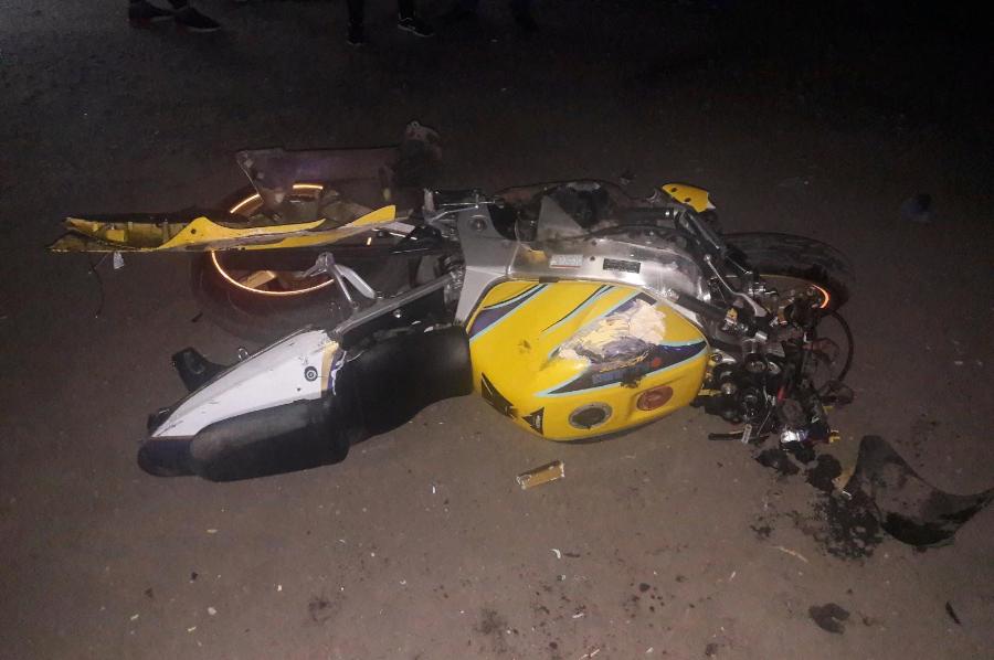 Водитель мотоцикла скончался в тройном ДТП в Тамбовской области