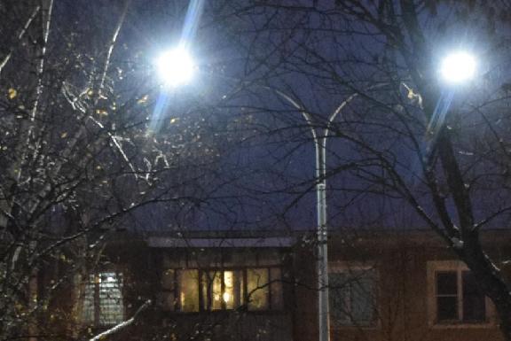 Во дворах Тамбова установили 99 уличных светильников