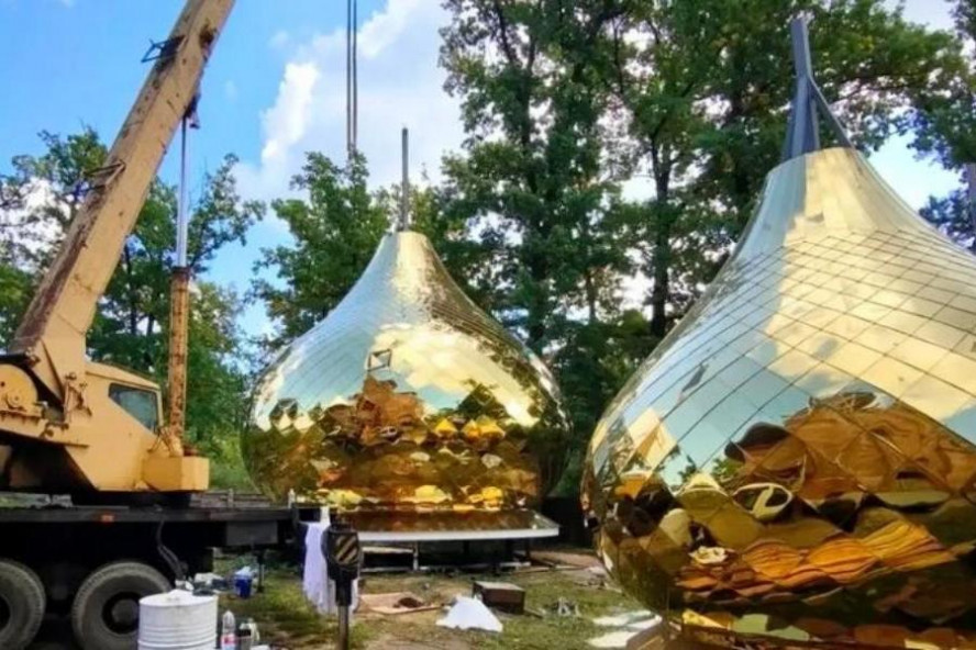 В Котовске освятят купола строящегося храма Рождества Христова