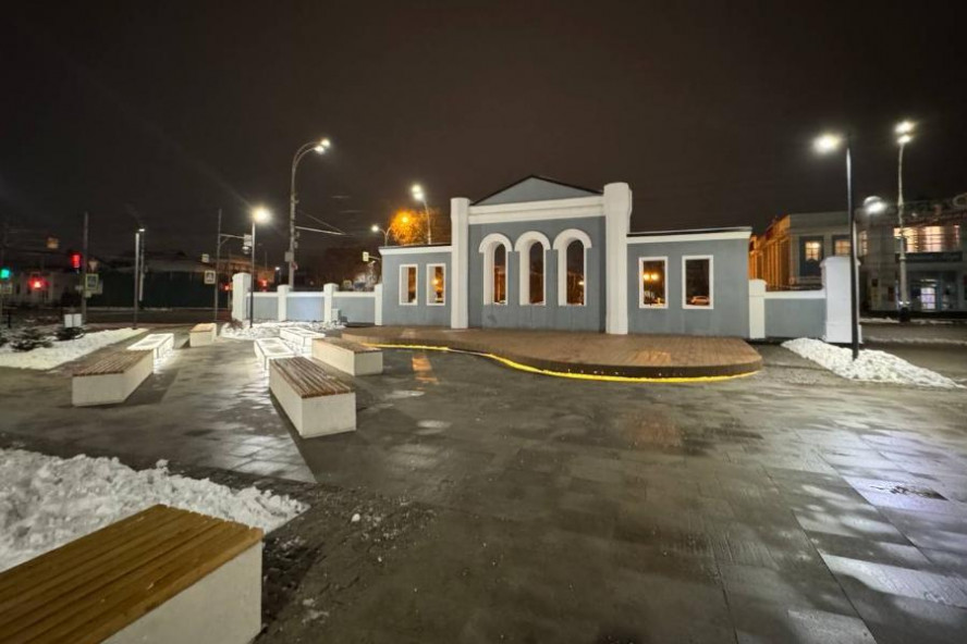 В Тамбове завершили благоустройство сквера "Гармония"