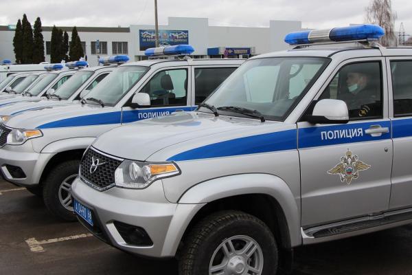 Тамбовская полиция получила новые автомобили