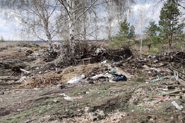 В Тамбовской области обнаружили несанкционированную свалку мусора