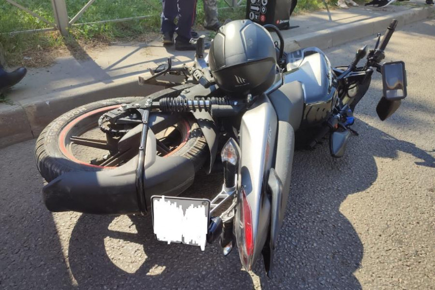 В Тамбове в аварии пострадал 17-летний мотоциклист