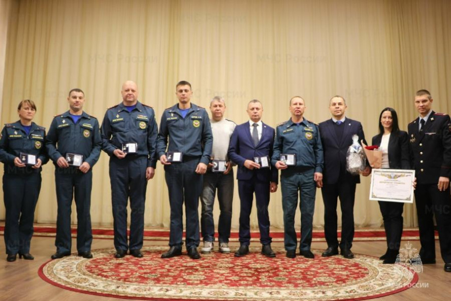 Лучшие спортсмены МЧС Тамбовской области получили награды