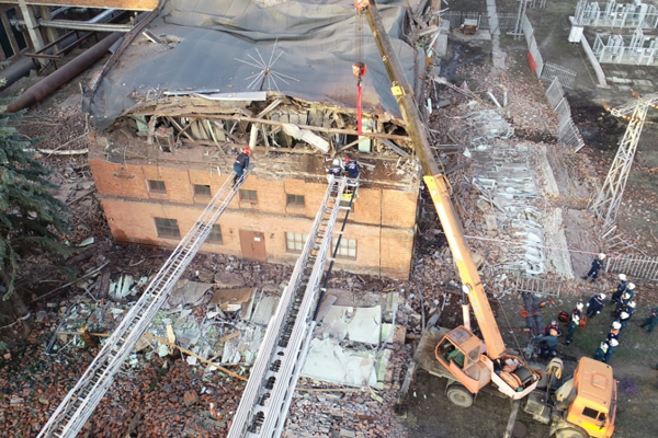 В Тамбове обрушилось здание на территории ТЭЦ