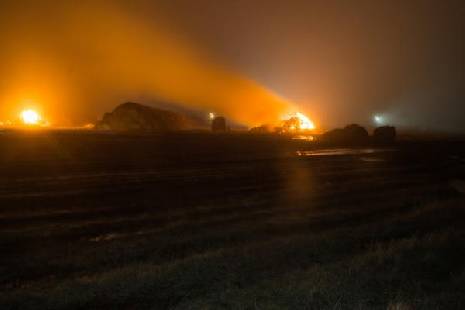 В Мордовском районе сгорело 180 тонн сена 