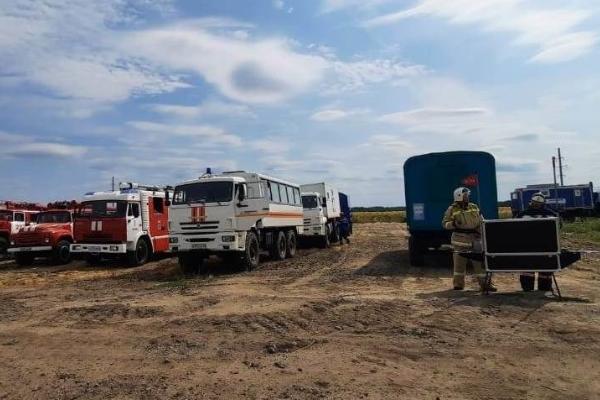 Сотрудники МЧС по Тамбовской области приняли участие в совместных пожарно-тактических учениях