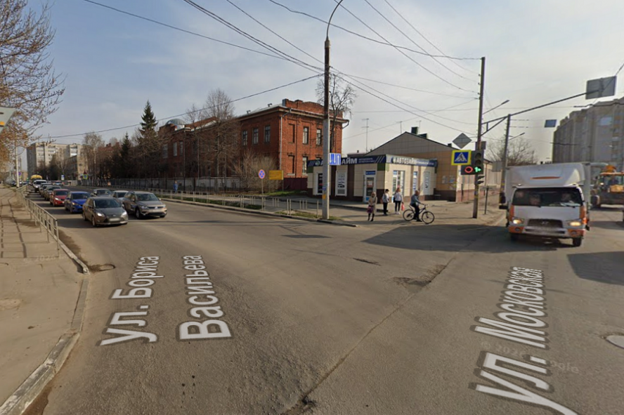 В Тамбове на неделю перекроют перекресток улиц Бориса Васильева и Московской 