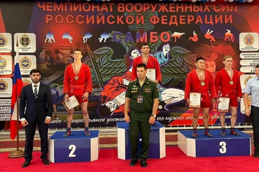 Тамбовский борец привёз медаль с чемпионата Вооружённых сил РФ по самбо
