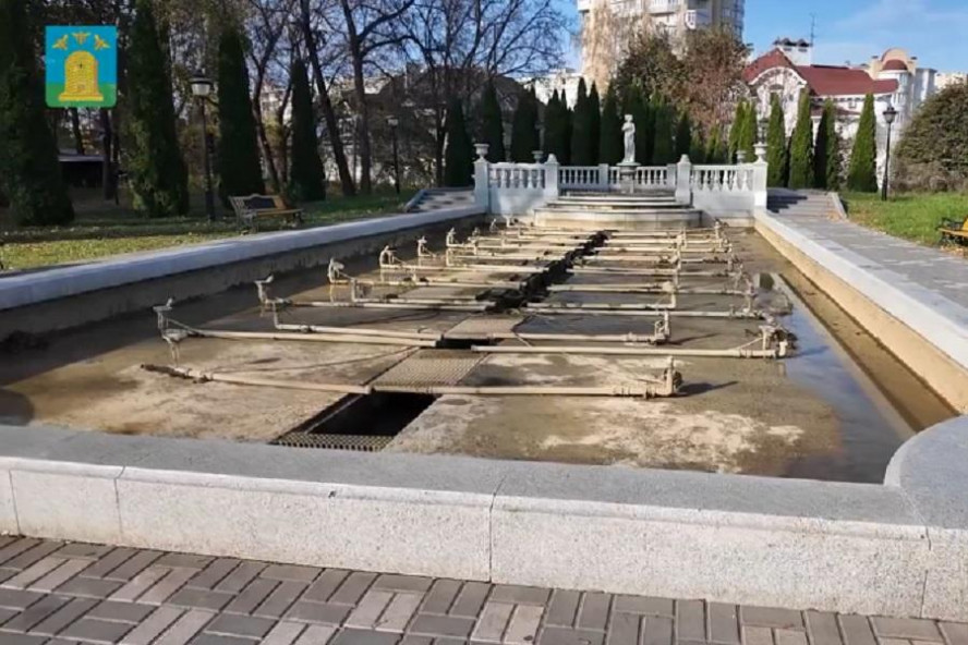 В Тамбове фонтаны готовят к зиме