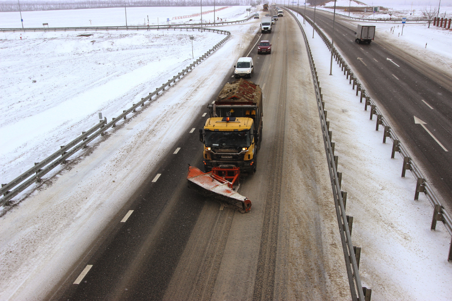 Дорожные службы готовы к снегопаду в Тамбовской области