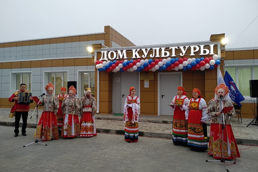 В Кирсановском районе открыли второй дом культуры после капремонта