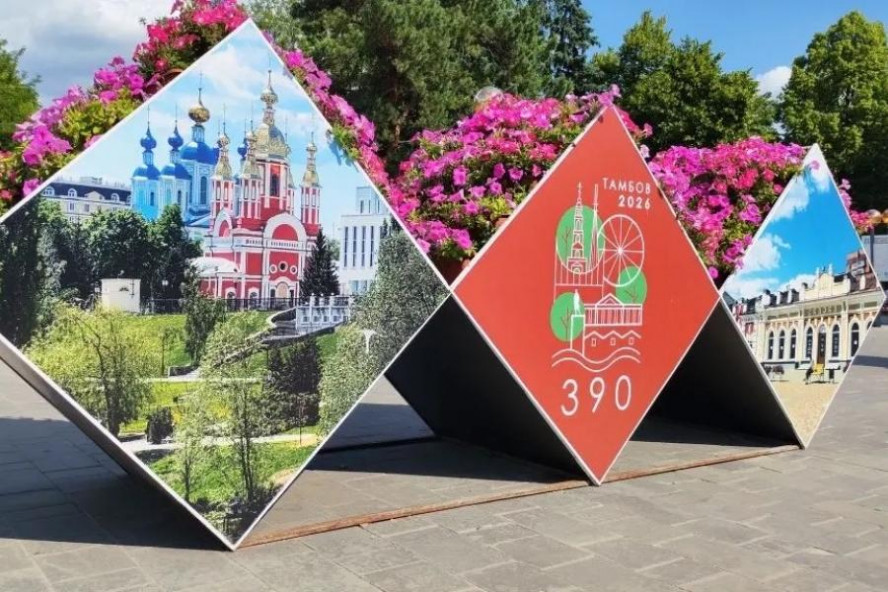 В Тамбове продолжается летнее цветочное оформление городских пространств