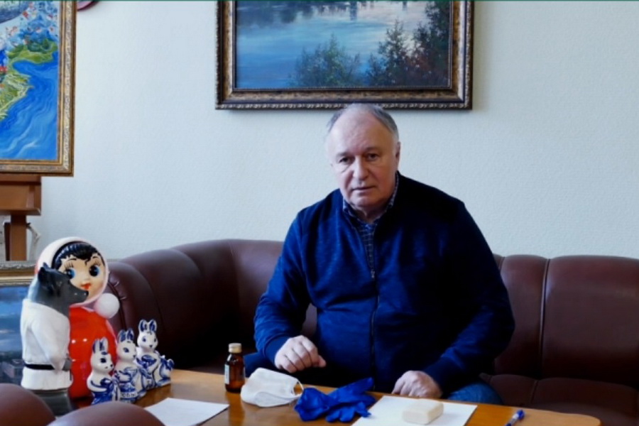 Глава Котовска Алексей Плахотников рассказал местным жителям о режиме самоизоляции