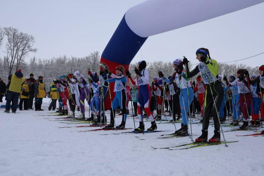 В Тамбове "Лыжню России" участники посвящали российским олимпийцам