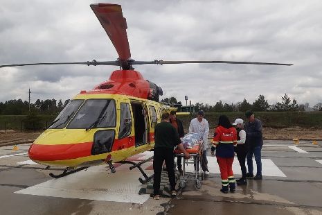 Врачи Моршанска впервые использовали санитарный вертолёт для спасения пациента