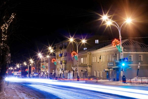 В Рассказово завершают работы по модернизации уличного освещения на улице Советской